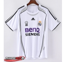 Real Madrid 2006-2007 Koszulka Retro Podstawowa Krótki Rękaw