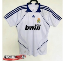 Real Madrid 2007-2008 Koszulka Retro Podstawowa Krótki Rękaw