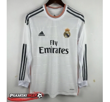 Real Madrid 2013-2014 Koszulka Retro Podstawowa Długi Rękaw