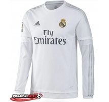 Real Madrid 2015-2016 Koszulka Retro Podstawowa Długi Rękaw