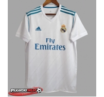 Real Madrid 2017-2018 Koszulka Retro Podstawowa Krótki Rękaw