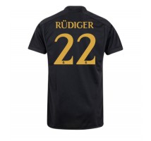 Real Madrid Antonio Rudiger #22 Koszulka Trzecia 2023-24 Krótki Rękaw