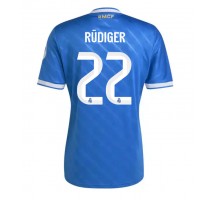 Real Madrid Antonio Rudiger #22 Koszulka Trzecia 2025-26 Krótki Rękaw