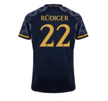 Real Madrid Antonio Rudiger #22 Koszulka Wyjazdowa 2023-24 Krótki Rękaw