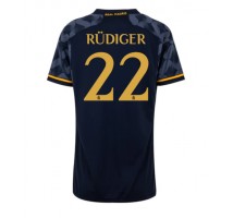 Real Madrid Antonio Rudiger #22 Koszulka Wyjazdowa damskie 2023-24 Krótki Rękaw