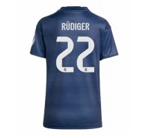 Real Madrid Antonio Rudiger #22 Koszulka Wyjazdowa damskie 2025-26 Krótki Rękaw Real Madrid Antonio Rudiger #22 Koszulka Wyjazdowa damskie 2025-26 Krótki Rękaw