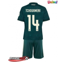 Real Madrid Aurelien Tchouameni #14 Koszulka Wyjazdowa dzieci 2026-27 Krótki Rękaw (+ krótkie spodenki)