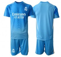 Real Madrid Bramkarskie Koszulka Podstawowa dzieci 2025-26 Krótki Rękaw (+ krótkie spodenki)