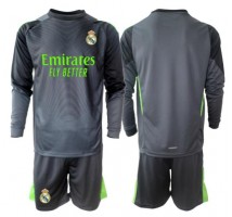 Real Madrid Bramkarskie Koszulka Trzecia dzieci 2025-26 Długi Rękaw (+ krótkie spodenki)