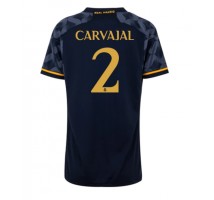 Real Madrid Daniel Carvajal #2 Koszulka Wyjazdowa damskie 2023-24 Krótki Rękaw