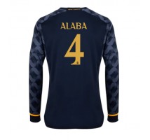 Real Madrid David Alaba #4 Koszulka Wyjazdowa 2023-24 Długi Rękaw