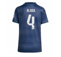 Real Madrid David Alaba #4 Koszulka Wyjazdowa damskie 2025-26 Krótki Rękaw