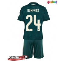 Real Madrid Denzel Dumfries #24 Koszulka Wyjazdowa dzieci 2026-27 Krótki Rękaw (+ krótkie spodenki)