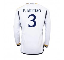 Real Madrid Eder Militao #3 Koszulka Podstawowa 2023-24 Długi Rękaw