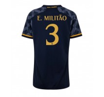 Real Madrid Eder Militao #3 Koszulka Wyjazdowa damskie 2023-24 Krótki Rękaw
