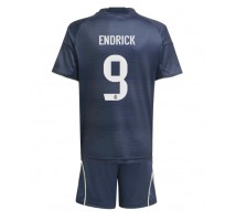 Real Madrid Endrick #9 Koszulka Wyjazdowa dzieci 2025-26 Krótki Rękaw (+ krótkie spodenki)