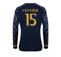 Real Madrid Federico Valverde #15 Koszulka Wyjazdowa 2023-24 Długi Rękaw