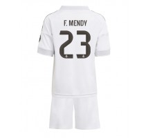 Real Madrid Ferland Mendy #23 Koszulka Podstawowa dzieci 2025-26 Krótki Rękaw (+ krótkie spodenki)