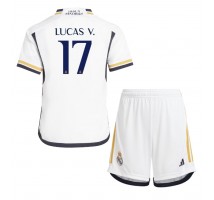 Real Madrid Lucas Vazquez #17 Koszulka Podstawowa dzieci 2023-24 Krótki Rękaw (+ krótkie spodenki)
