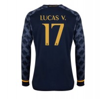 Real Madrid Lucas Vazquez #17 Koszulka Wyjazdowa 2023-24 Długi Rękaw