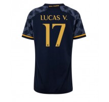Real Madrid Lucas Vazquez #17 Koszulka Wyjazdowa damskie 2023-24 Krótki Rękaw