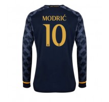 Real Madrid Luka Modric #10 Koszulka Wyjazdowa 2023-24 Długi Rękaw