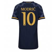 Real Madrid Luka Modric #10 Koszulka Wyjazdowa damskie 2023-24 Krótki Rękaw