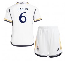 Real Madrid Nacho #6 Koszulka Podstawowa dzieci 2023-24 Krótki Rękaw (+ krótkie spodenki)