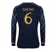 Real Madrid Nacho #6 Koszulka Wyjazdowa 2023-24 Długi Rękaw