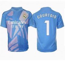 Real Madrid Thibaut Courtois #1 Bramkarskie Koszulka Podstawowa 2024-25 Krótki Rękaw