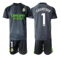 Real Madrid Thibaut Courtois #1 Bramkarskie Koszulka Trzecia dzieci 2025-26 Krótki Rękaw (+ krótkie spodenki)