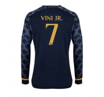 Real Madrid Vinicius Junior #7 Koszulka Wyjazdowa 2023-24 Długi Rękaw