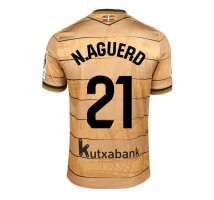 Real Sociedad Nayef Aguerd #21 Koszulka Wyjazdowa 2024-25 Krótki Rękaw