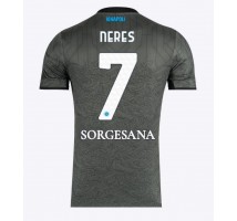 SSC Napoli David Neres #7 Koszulka Trzecia 2024-25 Krótki Rękaw