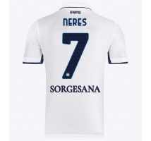 SSC Napoli David Neres #7 Koszulka Wyjazdowa 2024-25 Krótki Rękaw