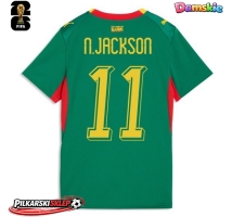 Senegal Nicolas Jackson #11 Koszulka Wyjazdowa damskie MŚ 2026 Krótki Rękaw