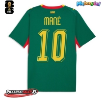 Senegal Sadio Mane #10 Koszulka Wyjazdowa MŚ 2026 Krótki Rękaw