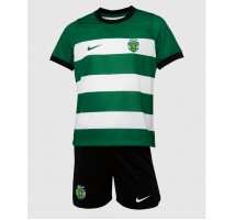 Sporting CP Koszulka Podstawowa dzieci 2023-24 Krótki Rękaw (+ krótkie spodenki)