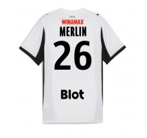 Stade Rennais Quentin Merlin #26 Koszulka Wyjazdowa 2025-26 Krótki Rękaw