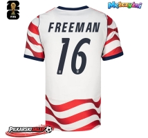 Stany Zjednoczone Alex Freeman #16 Koszulka Podstawowa MŚ 2026 Krótki Rękaw
