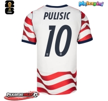 Stany Zjednoczone Christian Pulisic #10 Koszulka Podstawowa MŚ 2026 Krótki Rękaw