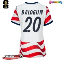 Stany Zjednoczone Folarin Balogun #20 Koszulka Podstawowa damskie MŚ 2026 Krótki Rękaw