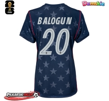 Stany Zjednoczone Folarin Balogun #20 Koszulka Wyjazdowa damskie MŚ 2026 Krótki Rękaw