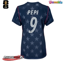Stany Zjednoczone Ricardo Pepi #9 Koszulka Wyjazdowa damskie MŚ 2026 Krótki Rękaw