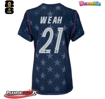 Stany Zjednoczone Timothy Weah #21 Koszulka Wyjazdowa damskie MŚ 2026 Krótki Rękaw