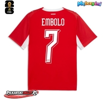 Szwajcaria Breel Embolo #7 Koszulka Podstawowa MŚ 2026 Krótki Rękaw