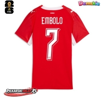 Szwajcaria Breel Embolo #7 Koszulka Podstawowa damskie MŚ 2026 Krótki Rękaw