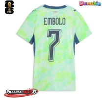 Szwajcaria Breel Embolo #7 Koszulka Wyjazdowa damskie MŚ 2026 Krótki Rękaw