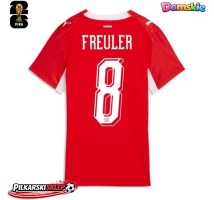 Szwajcaria Remo Freuler #8 Koszulka Podstawowa damskie MŚ 2026 Krótki Rękaw