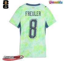 Szwajcaria Remo Freuler #8 Koszulka Wyjazdowa damskie MŚ 2026 Krótki Rękaw